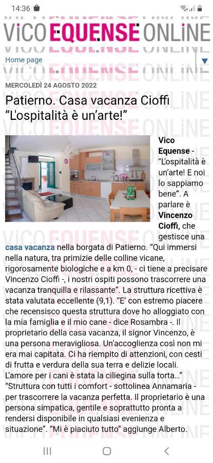 B&B Casa Vacanza Cioffi Vico Equense Zewnętrze zdjęcie